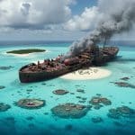 Un Navire Mystérieux Échoué en Polynésie : Trafic ou Énigma ?