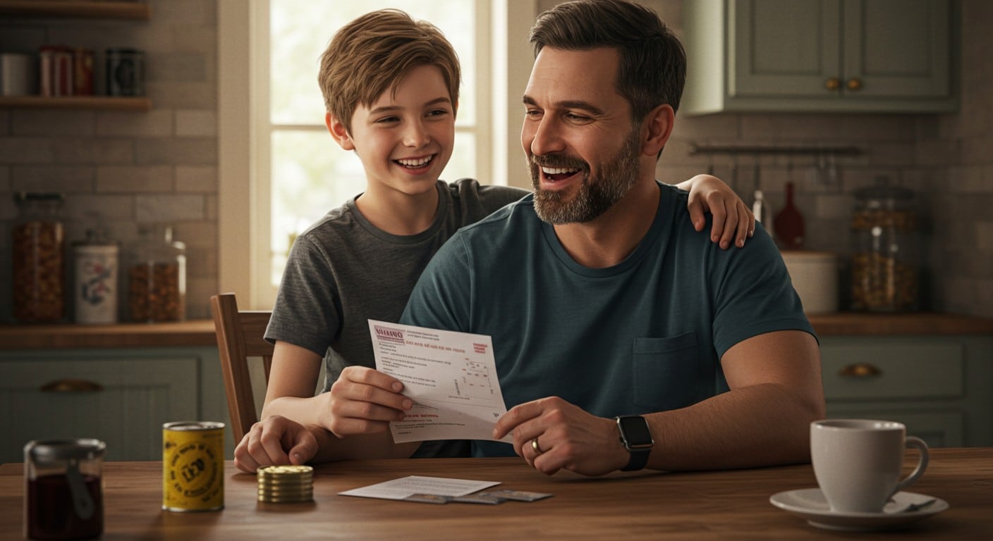 Un père célibataire, en rémission d’un cancer, gagne un million à l’EuroMillions et partage sa joie avec son fils. Découvrez son histoire émouvante et ses projets !