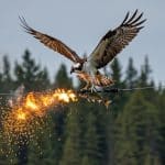 Un Poisson Tombe du Ciel et Provoque un Incendie au Canada
