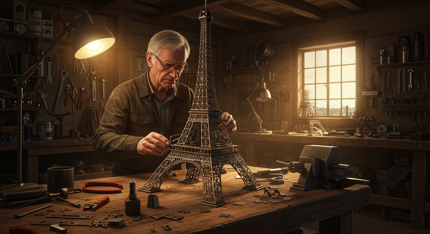 Un retraité de 77 ans bâtit une réplique de la tour Eiffel à l’échelle 1/10e. Découvrez cette prouesse unique, fruit de huit ans de travail acharné.