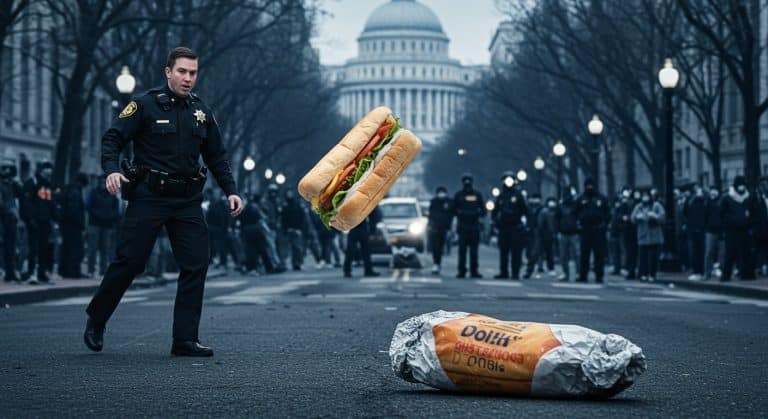 Un Sandwich Jeté à Washington : Scandale et Conséquences