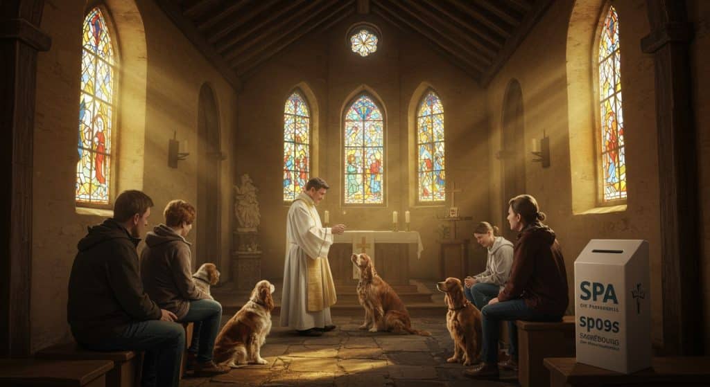Une Messe Pas Comme les Autres : Chiens Bénis à Sarrebourg