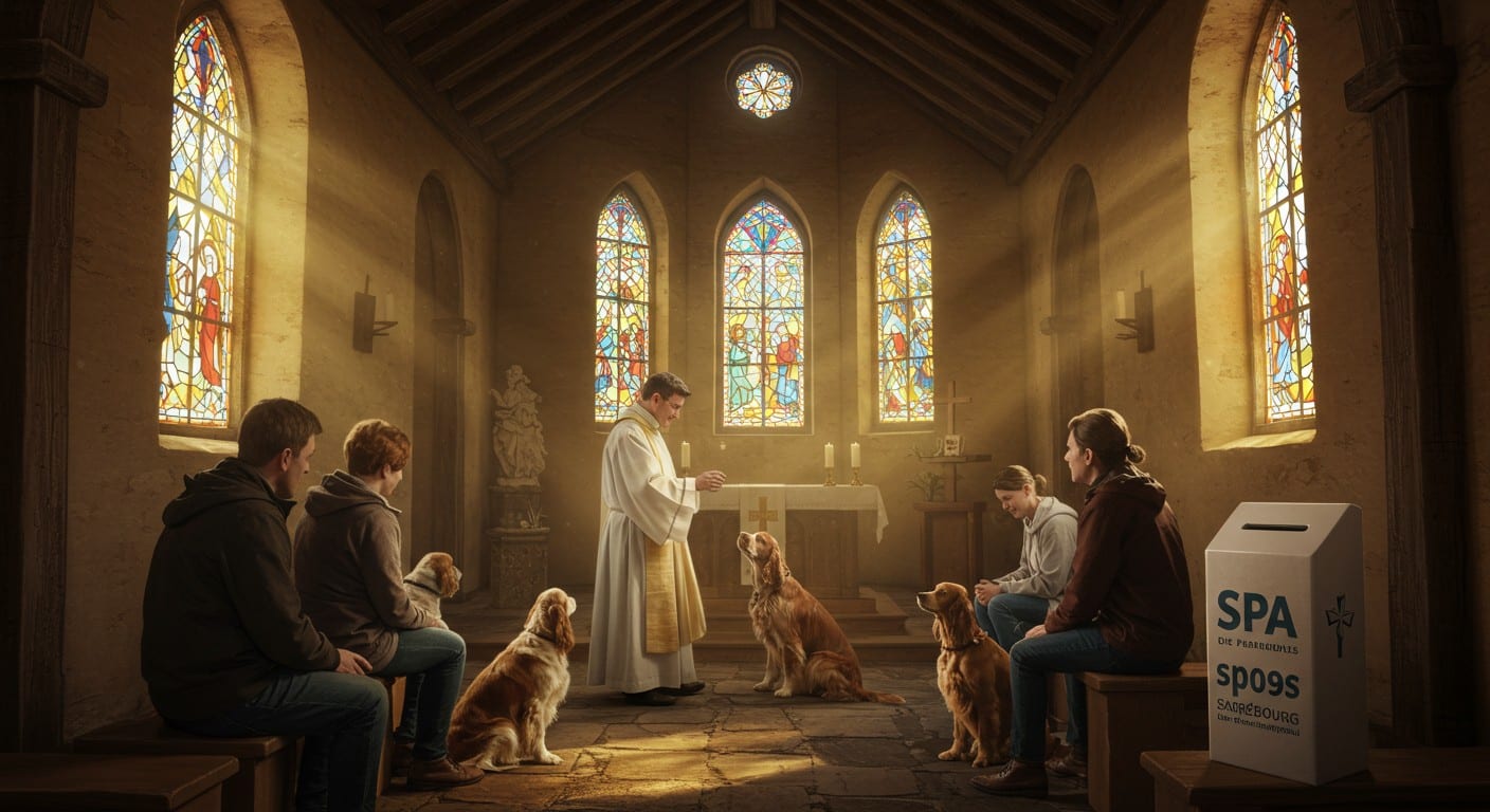 À Sarrebourg, une messe unique célèbre la Saint-Roch avec des chiens. Découvrez cet événement émouvant, entre foi, animaux et solidarité.