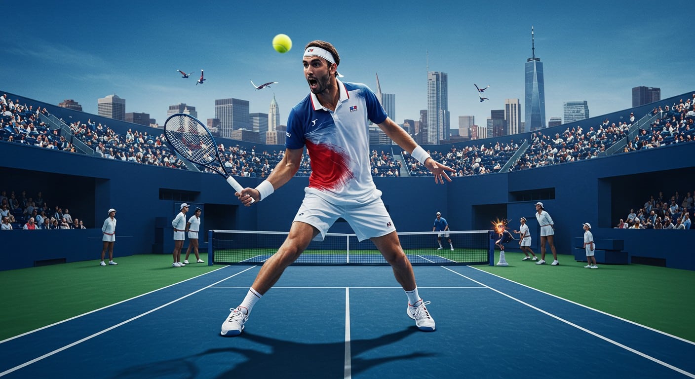 Benjamin Bonzi renverse Marcos Giron à l’US Open 2025 en 5 sets épiques. Découvrez son exploit et son parcours à New York !
