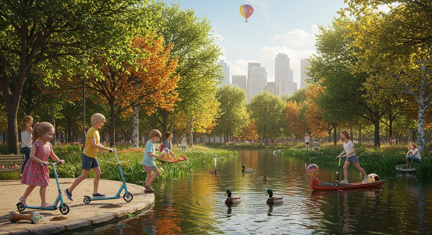 Comment les enfants vivent l'été en ville ? Découvrez les joies simples des vacances à domicile, entre parcs, glaces et solidarité.