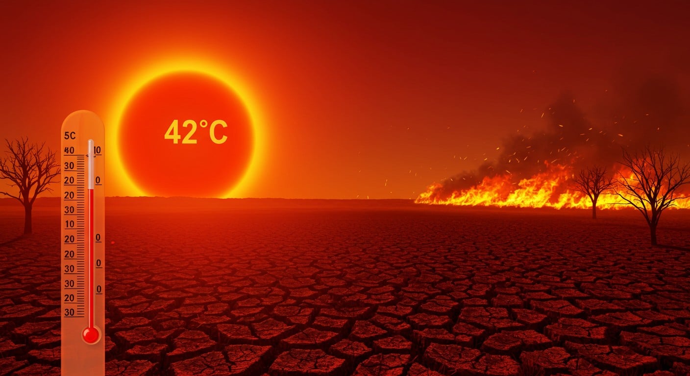 Canicule intense en Espagne et Portugal avec des températures à 42°C et des risques d'incendie. Découvrez les impacts et les mesures prises. Lisez la suite !