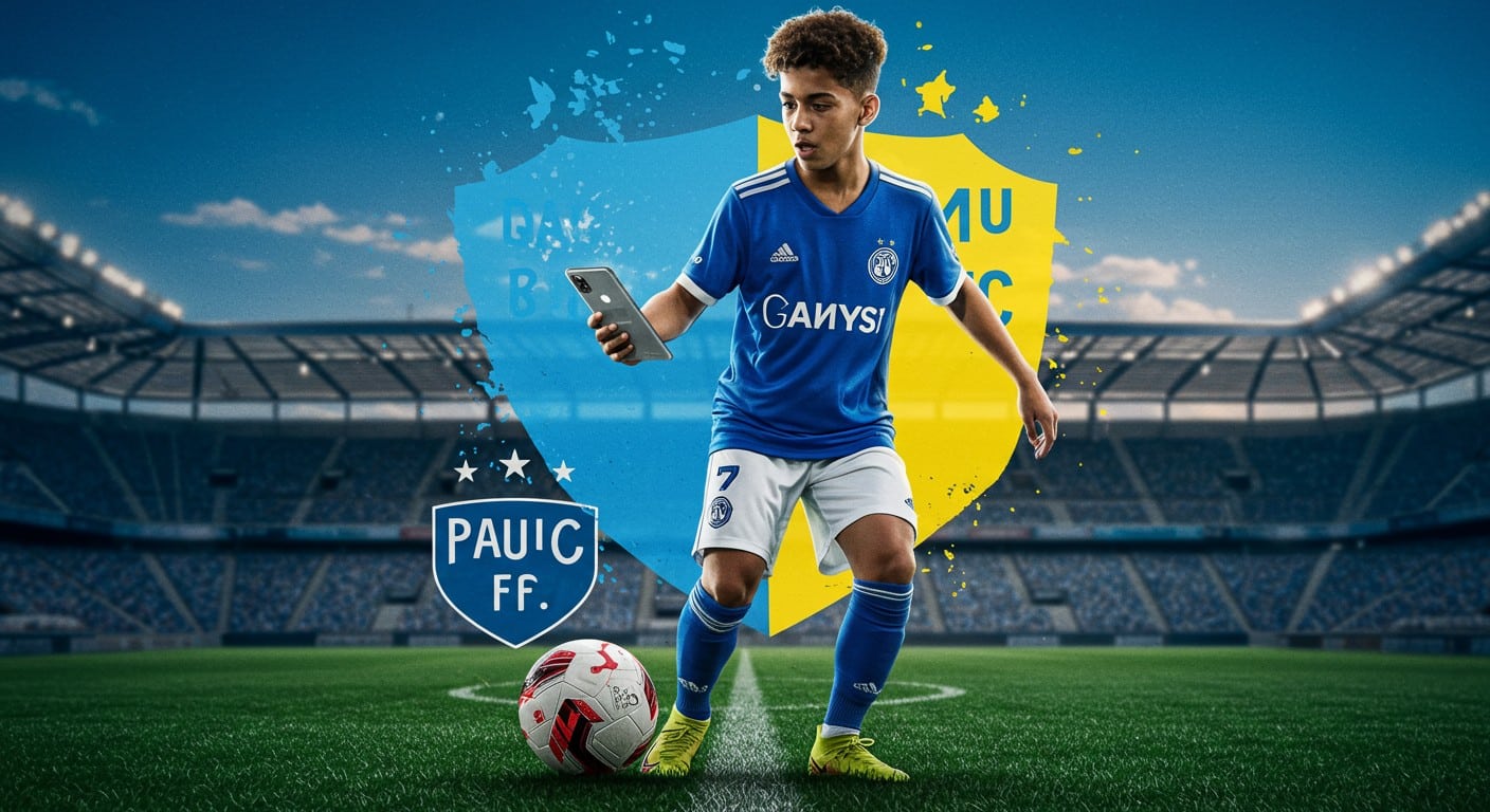 Valentin Liénard, youtubeur et footballeur, signe au Pau FC. Découvrez son parcours, de l’AS Monaco à la Kings League, et son rôle de leader en National 3.