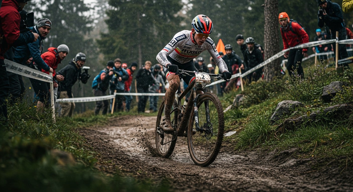 Mathieu Van der Poel chasse le titre mondial en VTT cross-country aux Gets. Découvrez son parcours, ses défis et ses ambitions pour 2025 !