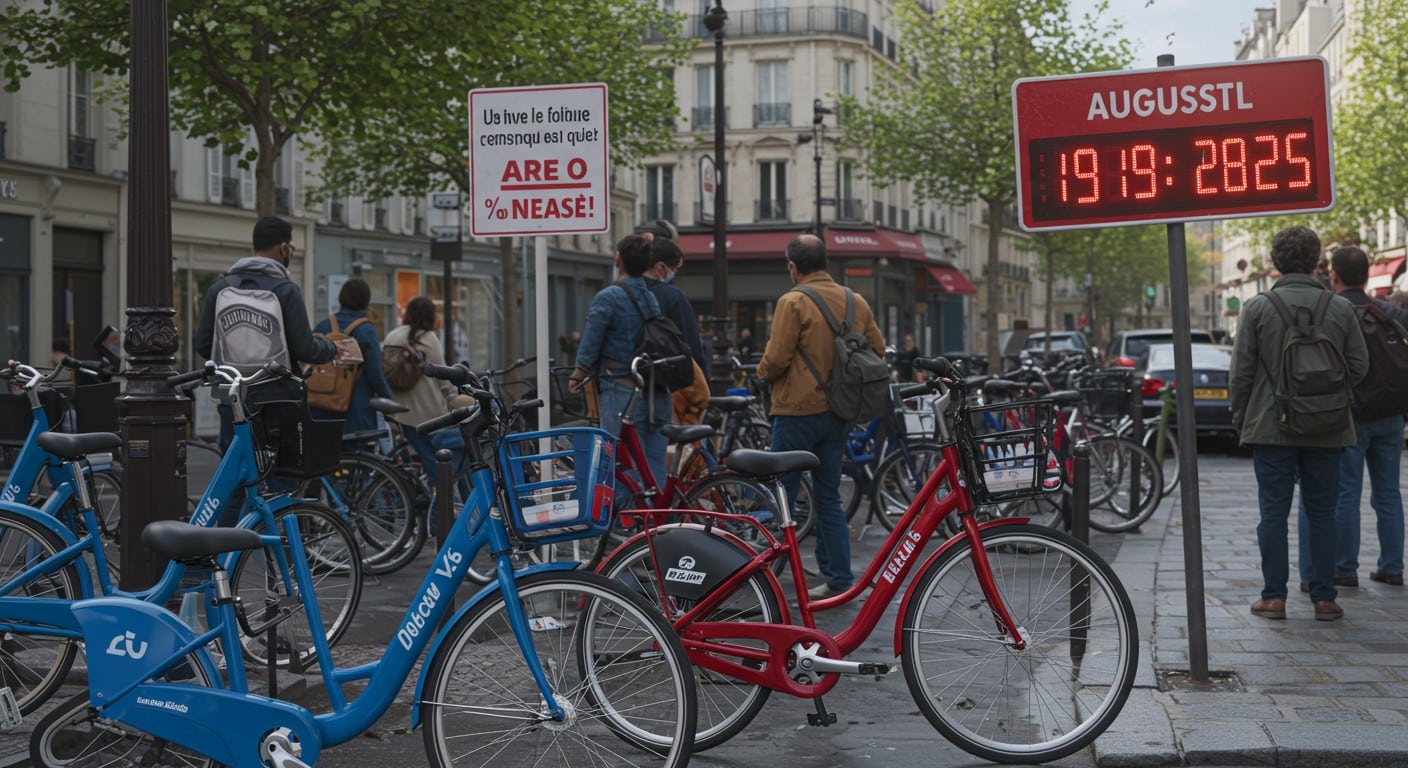 Nouveaux tarifs Vélib’ dès août 2025 : hausse des prix, fin des trajets gratuits en vélo électrique. Découvrez ce qui change et comment s’adapter !