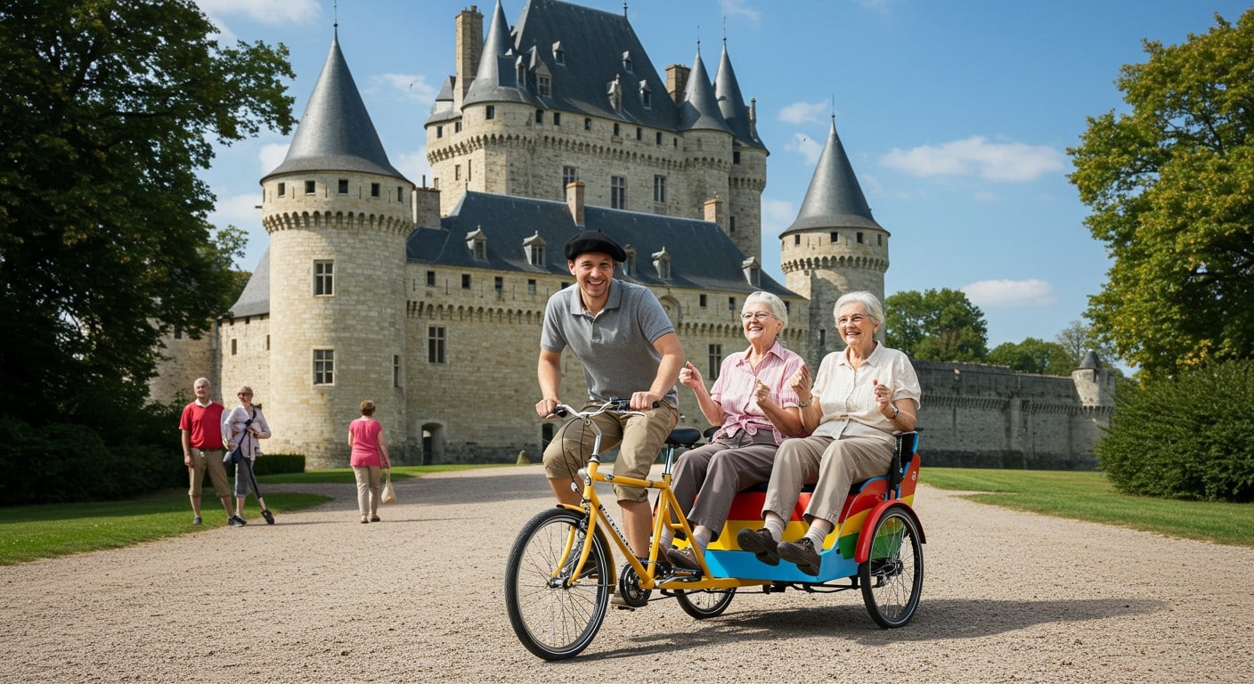 Découvrez l'histoire inspirante d'un ancien cheminot qui, après un AVC, relance le lien social à Pierrefonds avec son vélotaxi. Une aventure humaine unique !