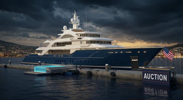 Vente aux Enchères d’un Yacht Russe Saisi : 300M$ en Jeu