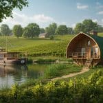 Village Insolite en Champagne : Une Seconde Vie pour Bateau et Cabane