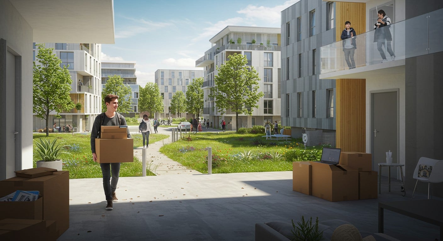 Des étudiants s’installent dans le village olympique reconverti à Saint-Ouen. Découvrez leur nouvelle vie et les défis de ce quartier en mutation.
