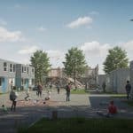 Villepinte : École Brûlée, Préfabriqués pour la Rentrée