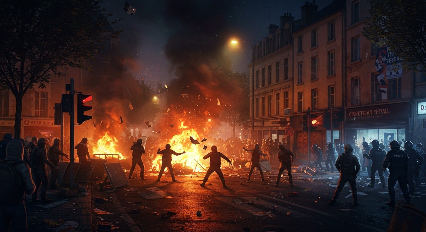 Violences à Aurillac : affrontements, blessés et festival menacé. Découvrez les causes et impacts de ces heurts urbains. Lisez la suite !