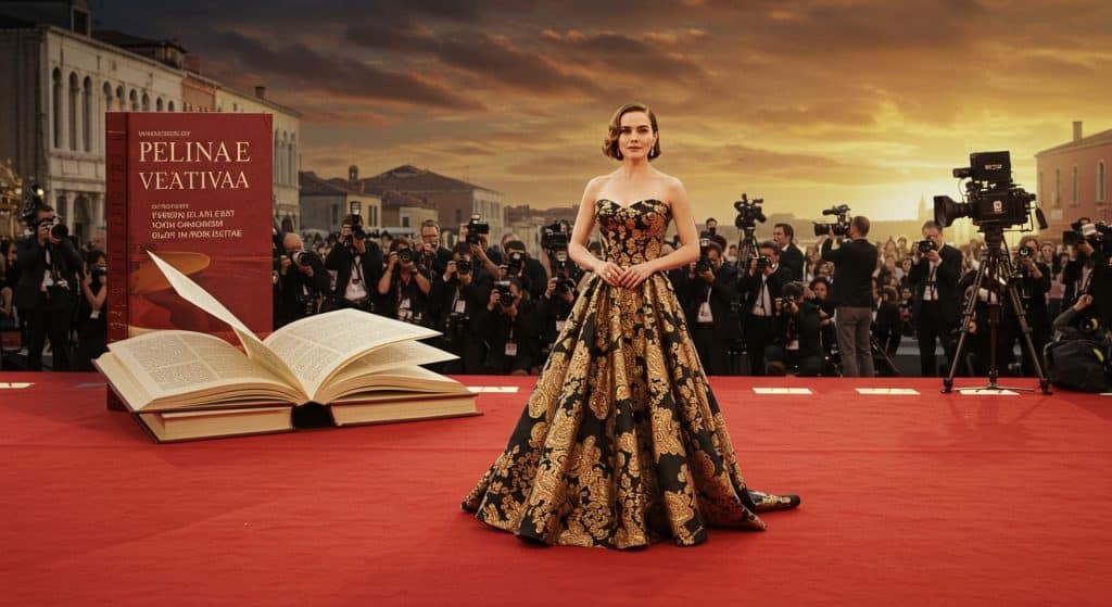 Virginie Ledoyen Brille à Venise avec « À Pied d’Œuvre »