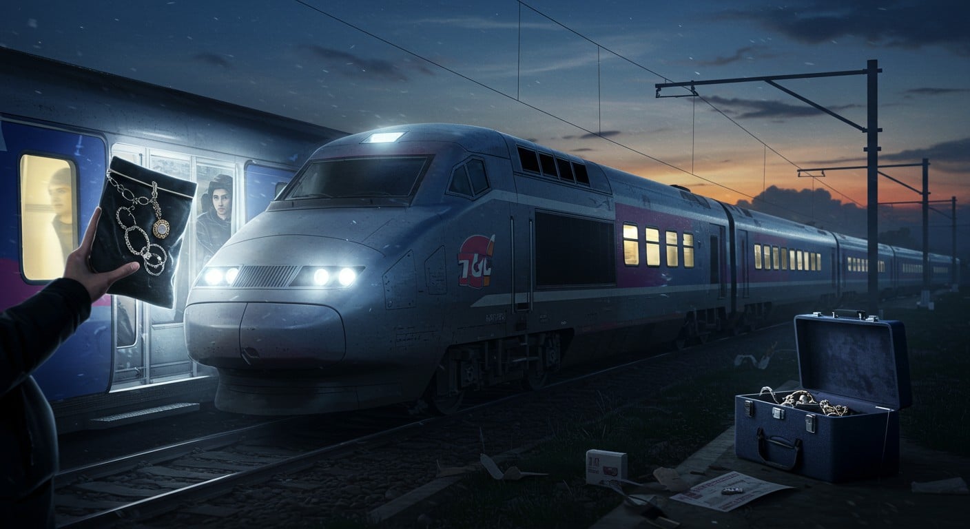 Vol de 300 000 € de bijoux dans un TGV : un suspect arrêté sur la route de l’Espagne. Découvrez les détails de l’affaire et les zones d’ombre qui intriguent.