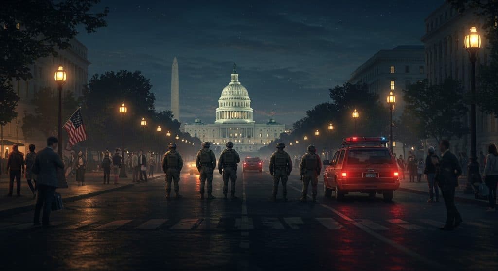 Washington : Garde Nationale Déployée, Premières Arrestations