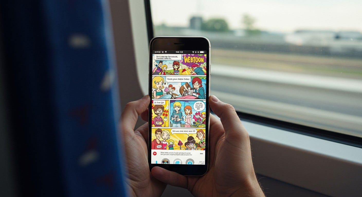 Découvrez les webtoons, BD verticales pour smartphone, désormais dans les TGV ! Une révolution culturelle pour voyager autrement.