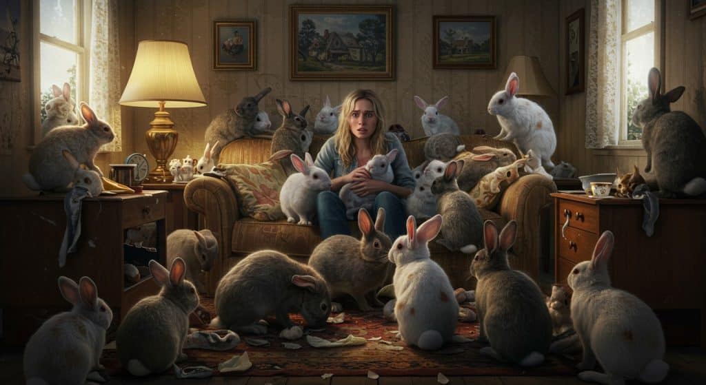 100 Lapins Sauvés D’un Appartement : Une Histoire Insolite