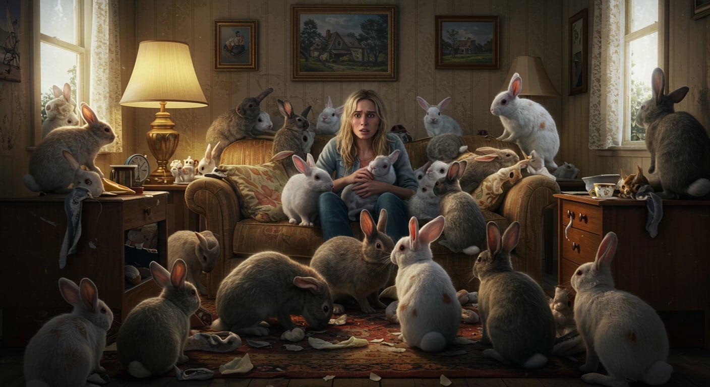 Une centaine de lapins envahissent un petit appartement. Découvrez comment ils ont été sauvés et les défis d’une telle situation. Une histoire touchante !