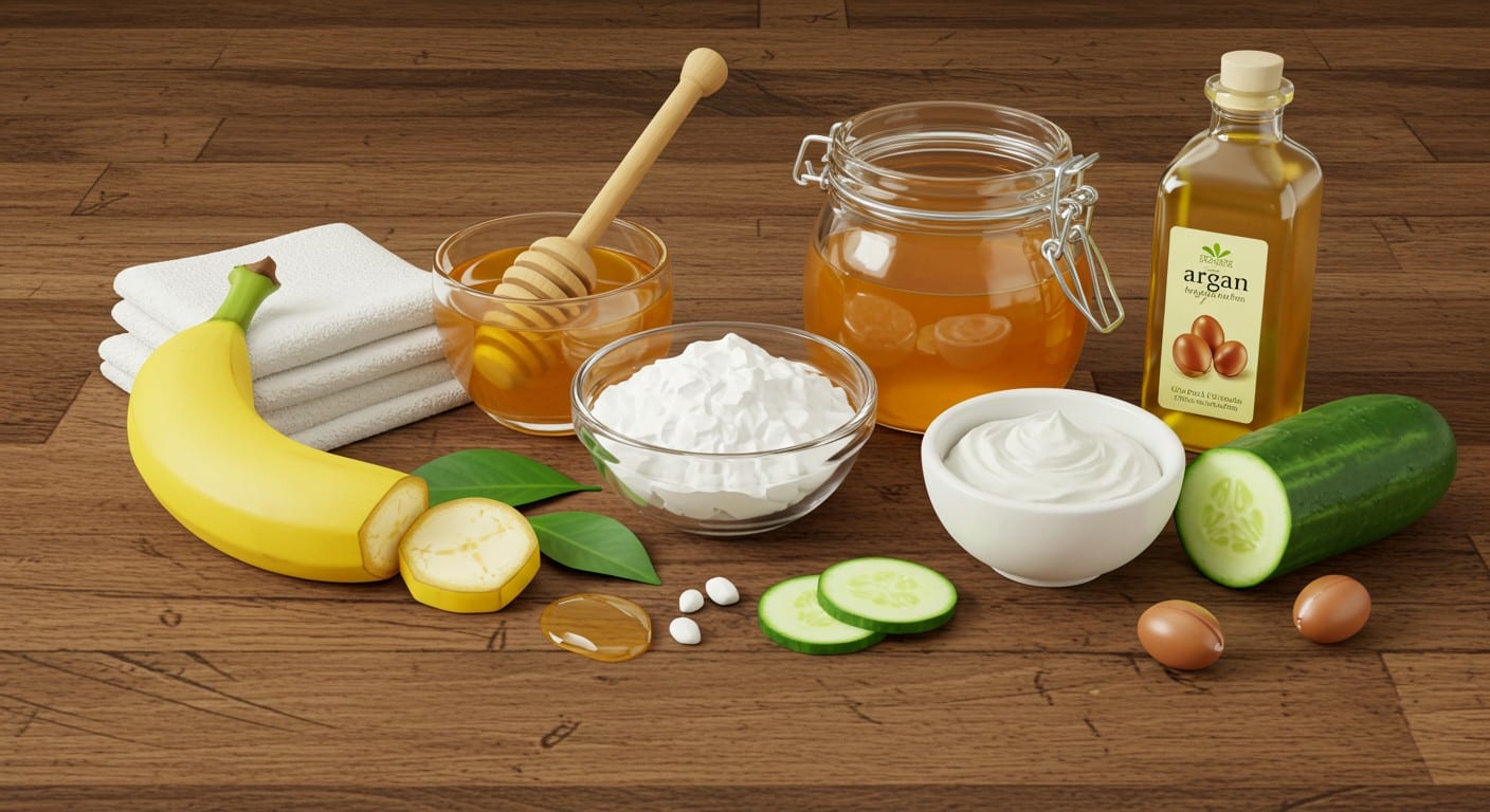 Créez vos masques visage maison avec banane, miel ou argile. Économiques et écolos, découvrez 5 recettes simples pour une peau éclatante !