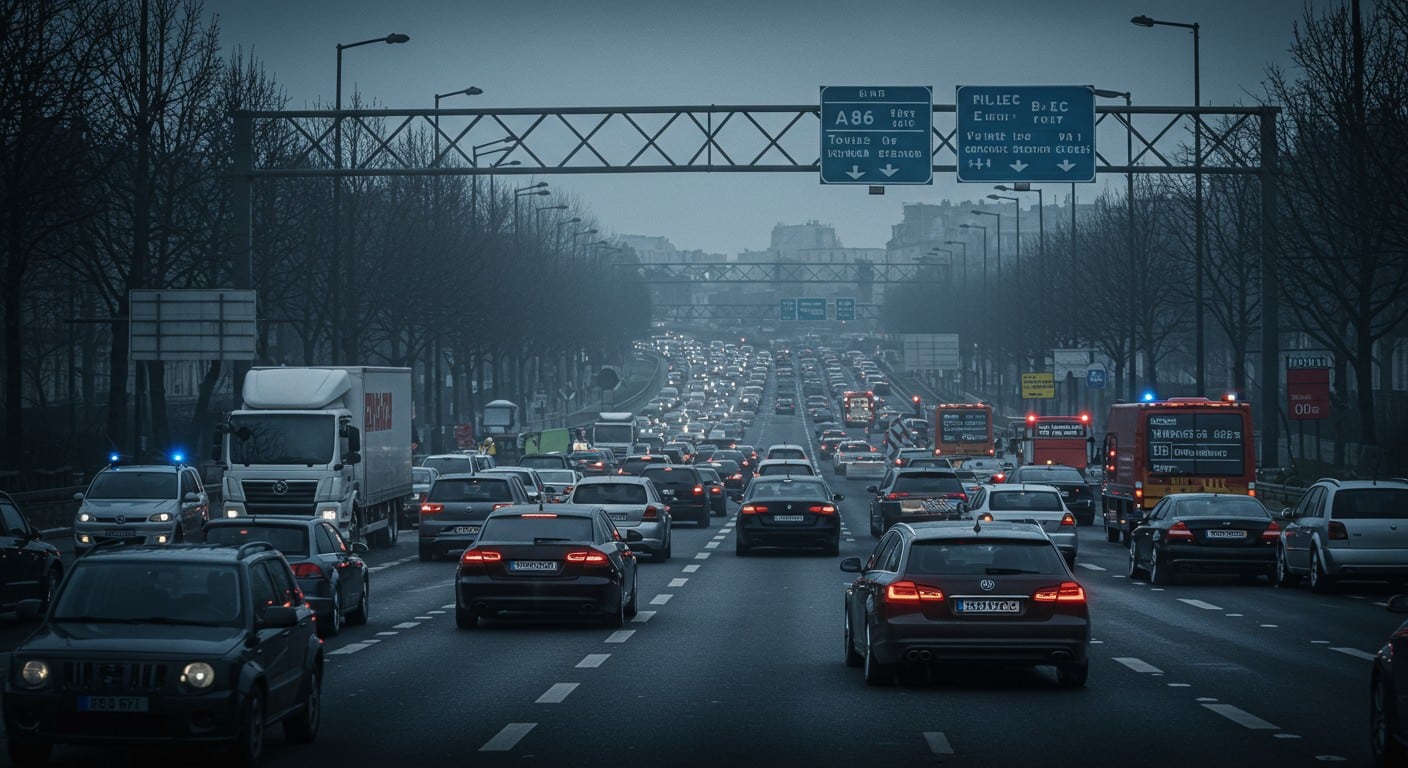 Plus de 500 km de bouchons en Île-de-France ce matin ! Découvrez les causes, impacts et solutions pour naviguer ce chaos routier inédit.