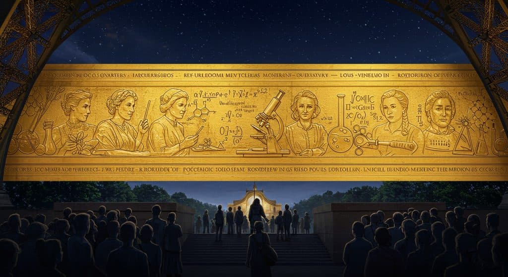 72 Femmes Scientifiques Honorées Sur La Tour Eiffel