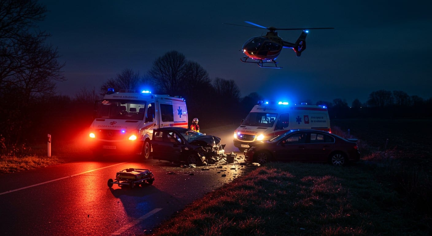 Collision frontale en Seine-et-Marne : 9 blessés, dont 2 graves. Enquête en cours sur les causes de l’accident. Découvrez les détails de ce drame.