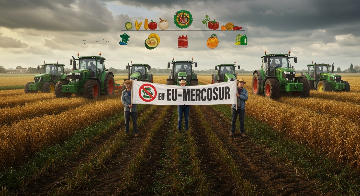 L'accord UE-Mercosur inquiète les agriculteurs français. Découvrez pourquoi ils manifestent et ce que cela implique pour l'agriculture. Lisez la suite !