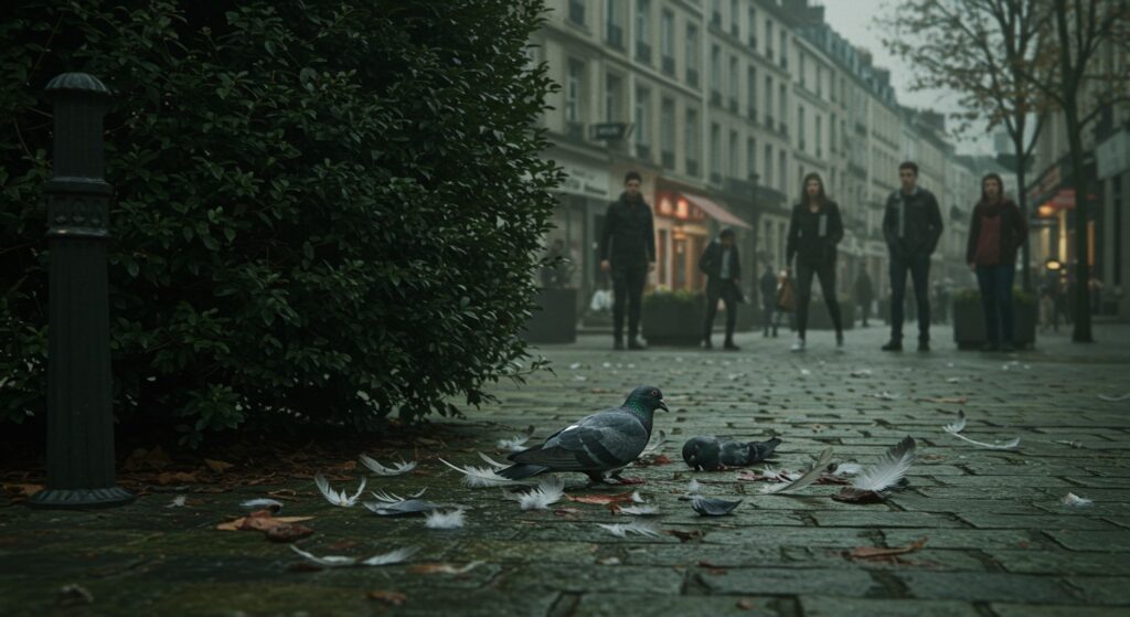 Acte de Cruauté à Saint-Denis : Pigeons Égorgés dans un Square