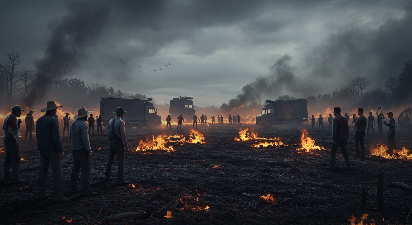 Violents heurts dans l'Aude entre agriculteurs et fêtards d'une rave-party illégale sur un site incendié. Découvrez les causes et impacts de ce conflit brûlant.