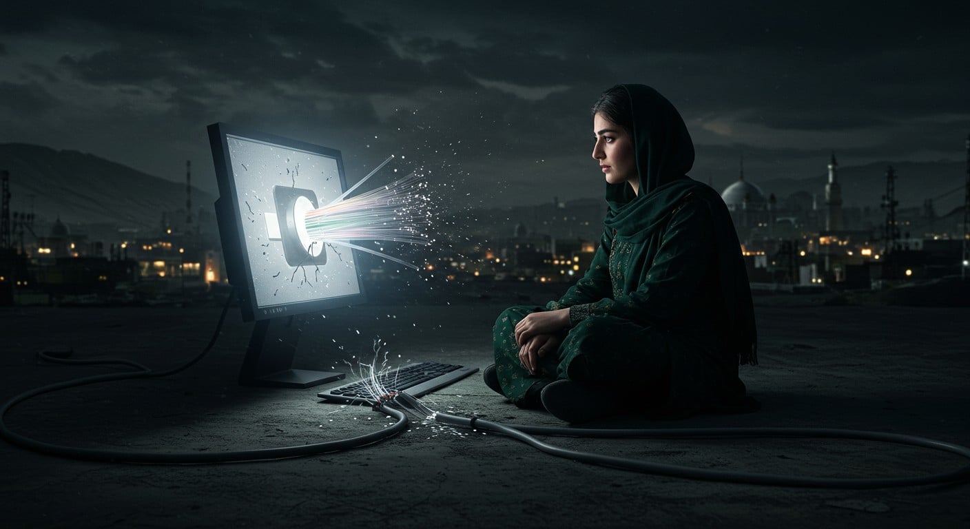Les talibans coupent la fibre optique en Afghanistan, privant les jeunes filles d’éducation en ligne. Découvrez l’impact sur la société et les espoirs brisés.