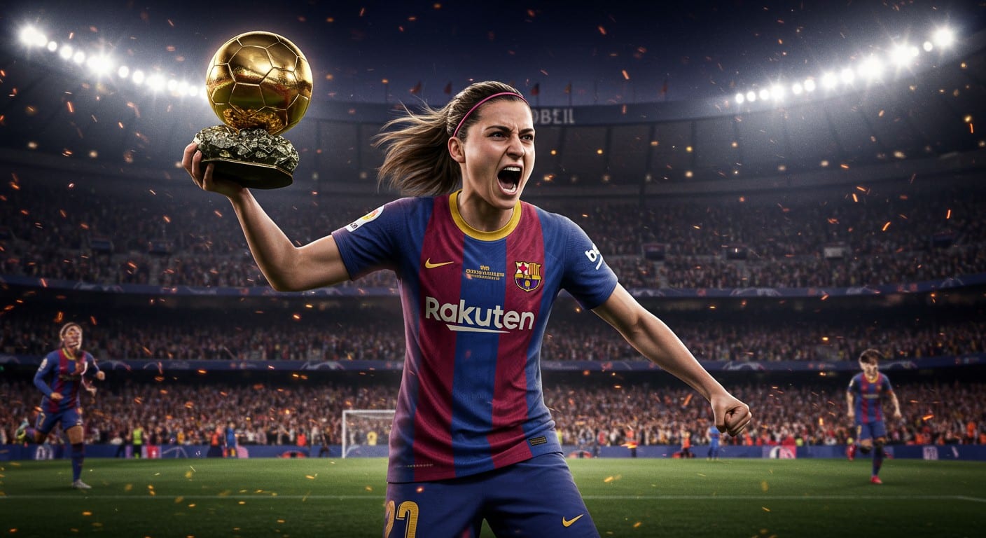 Aitana Bonmati, star du FC Barcelone, remporte un troisième Ballon d'Or consécutif en 2025. Découvrez son parcours inspirant et ses ambitions !