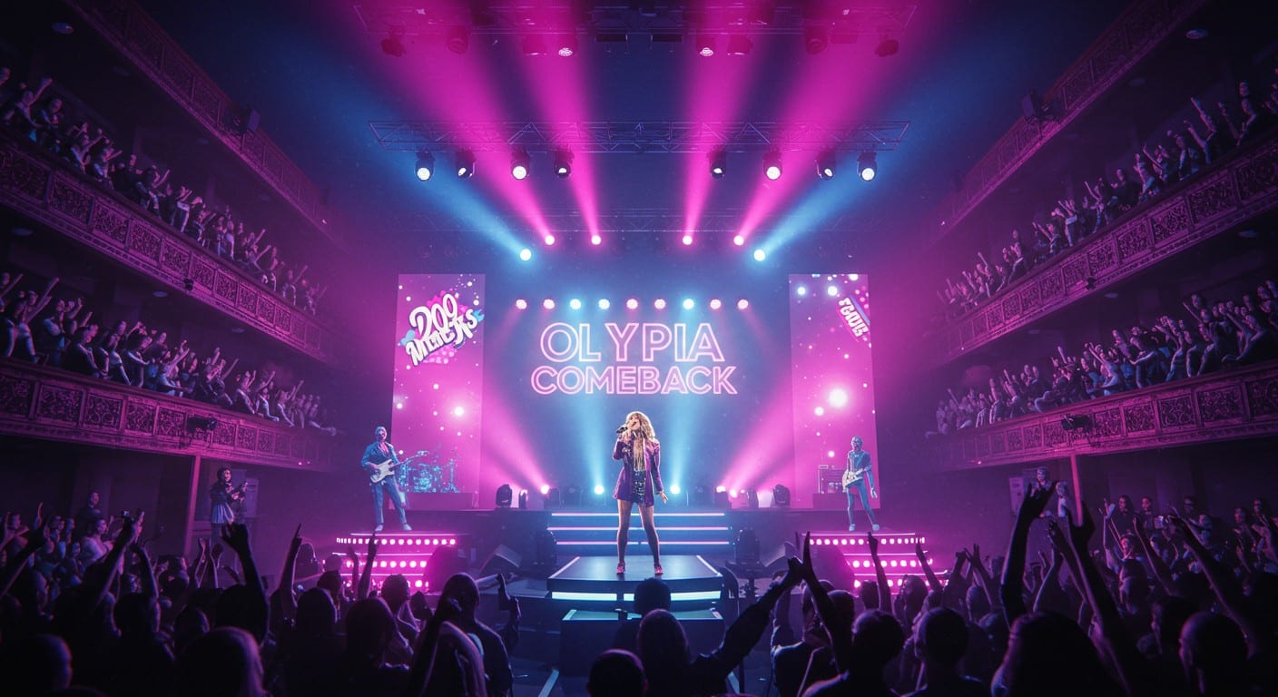 Alizée enflamme l’Olympia pour les 25 ans de « Moi… Lolita ». Découvrez son retour émouvant, ses confidences et ses projets. Un come-back à ne pas manquer !