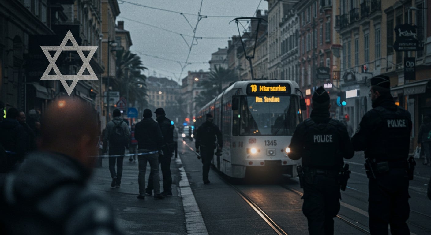 Un touriste suisse arrêté à Nice pour injures antisémites contre un rabbin. Que s'est-il passé ? Découvrez les détails et les réactions.