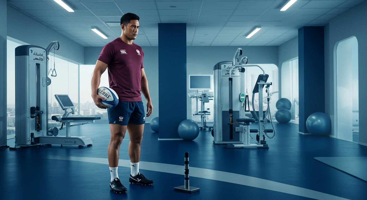 Antoine Dupont, star du rugby, se rééduque au Qatar pour revenir plus fort. Découvrez son parcours et ses ambitions pour la fin 2025 !
