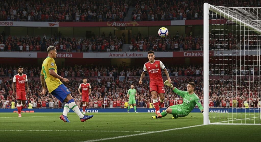 Arsenal-City : Un Lob Sublime Offre le Nul aux Gunners