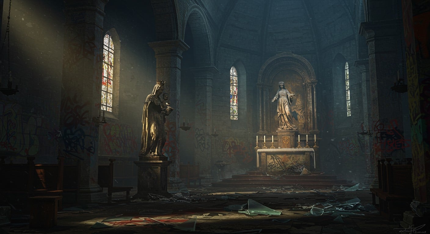 Les églises françaises face à une vague de vandalisme : vols, incendies, tags... Pourquoi cette hausse ? Découvrez les causes et impacts.