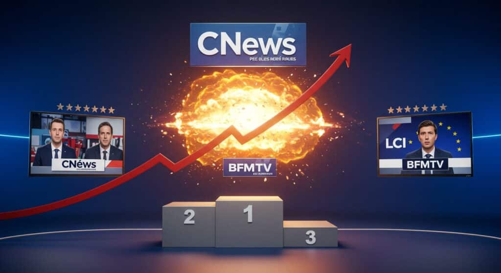 Audiences TV Septembre 2025 : CNews Domine BFMTV et LCI
