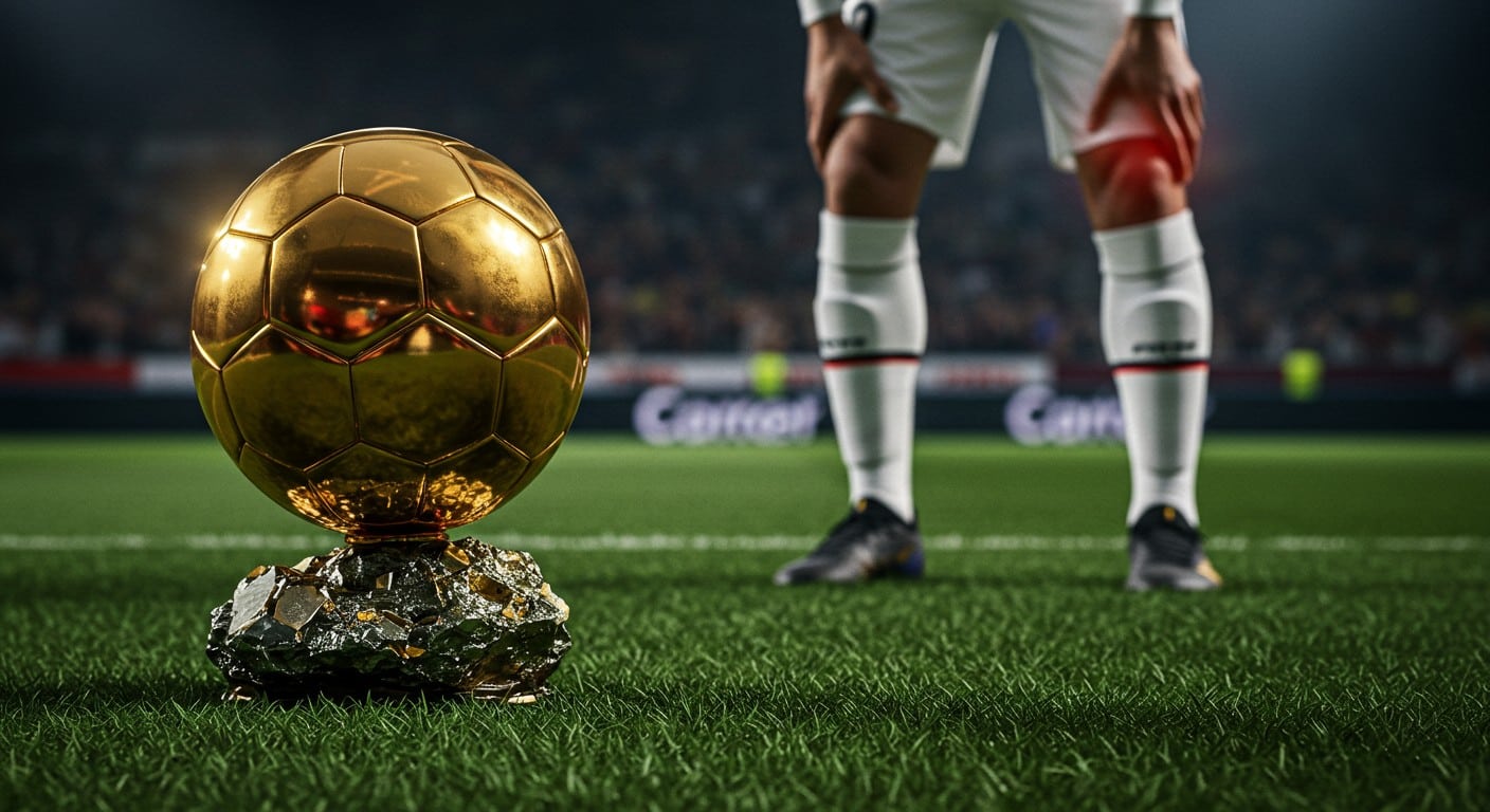 Ousmane Dembélé, favori pour le Ballon d’Or 2025, est blessé. Saura-t-il conserver son avance malgré son absence ? Découvrez l’analyse complète.
