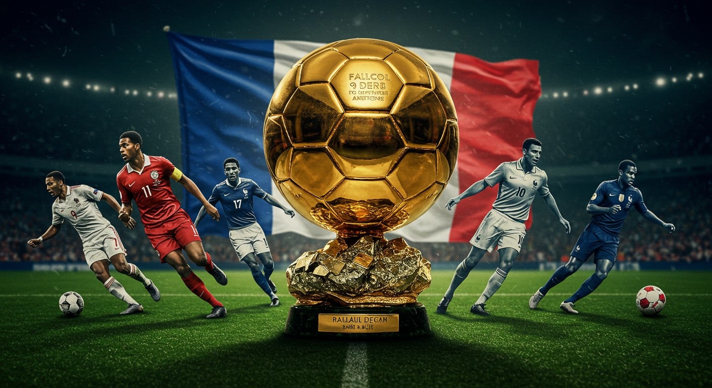 Ousmane Dembélé, 6e Français Ballon d’Or ! Découvrez les exploits des précédents lauréats tricolores, de Kopa à Benzema, dans cet article captivant.