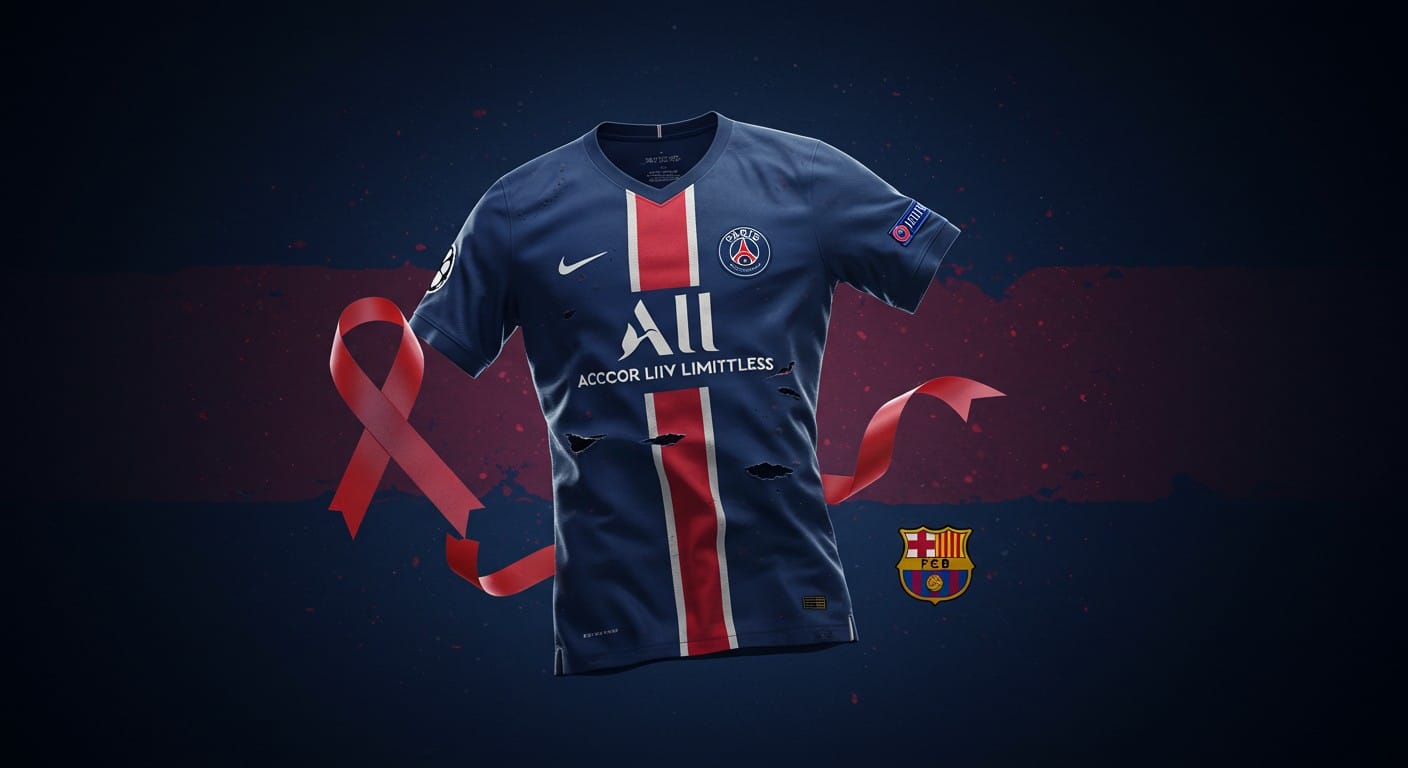 Les maillots du match Barcelone-PSG en Ligue des champions seront vendus aux enchères pour la fondation Xana, aidant les enfants malades. Découvrez cette initiative !