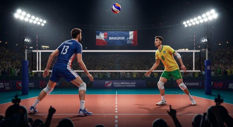 Brésil-France : Heure et Chaîne du Quart de Finale du Mondial de Volley