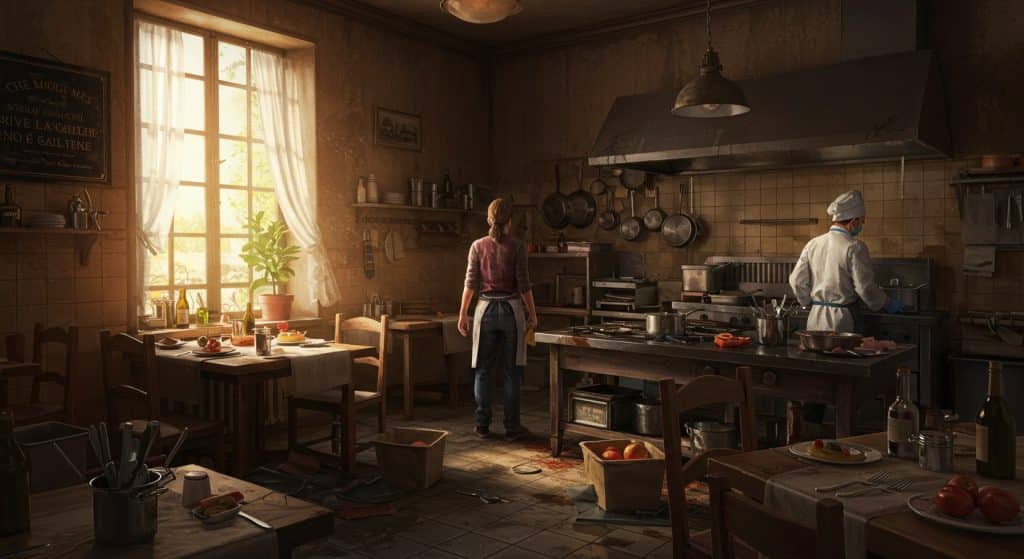 Cauchemar en Cuisine : Le Combat d’Amina pour Rebâtir