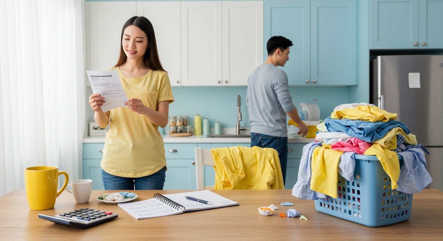 Facturer son conjoint pour les tâches ménagères oubliées : une idée originale pour rééquilibrer la charge mentale. Découvrez cette méthode et ses impacts !
