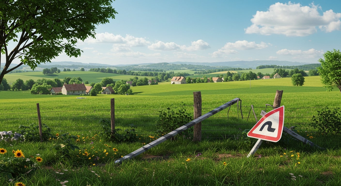 Découvrez comment un village lutte contre la pollution visuelle en supprimant les panneaux inutiles pour un cadre de vie plus agréable.