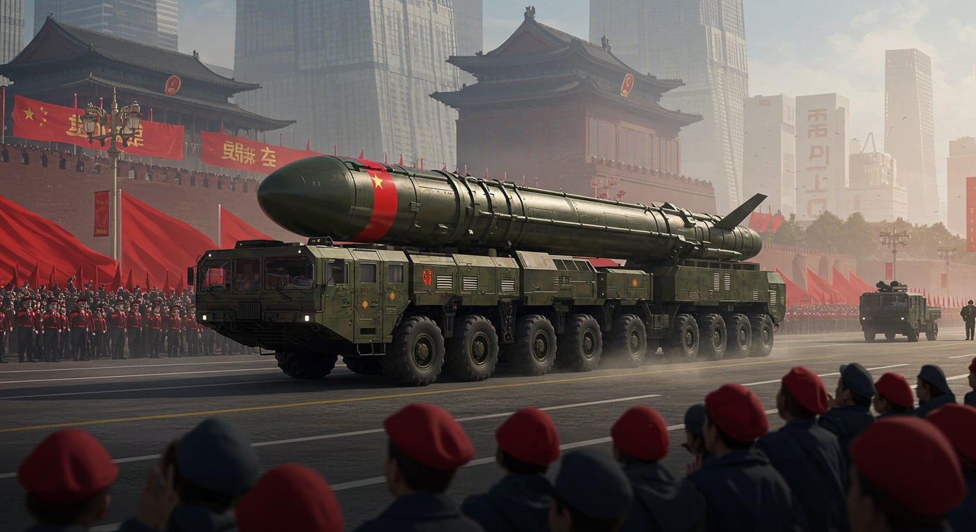 Découvrez le missile DF-61 dévoilé par la Chine, une arme nucléaire avancée capable de frapper les États-Unis. Analyse et enjeux géopolitiques.