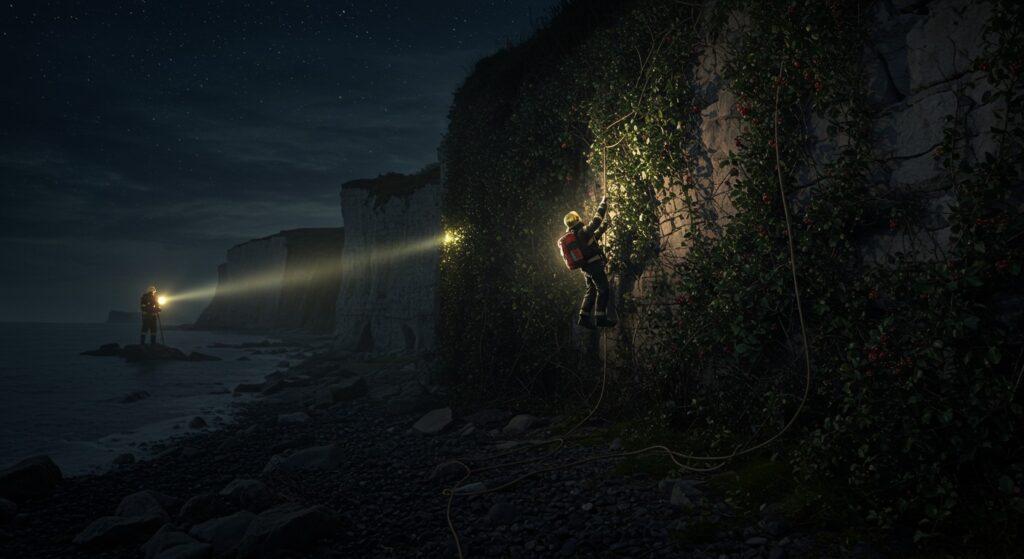 Chute d’une Falaise à Dieppe : Un Miracle dans la Nuit