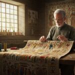 Claude, 92 Ans, Recrée la Tapisserie de Bayeux en 30 Ans